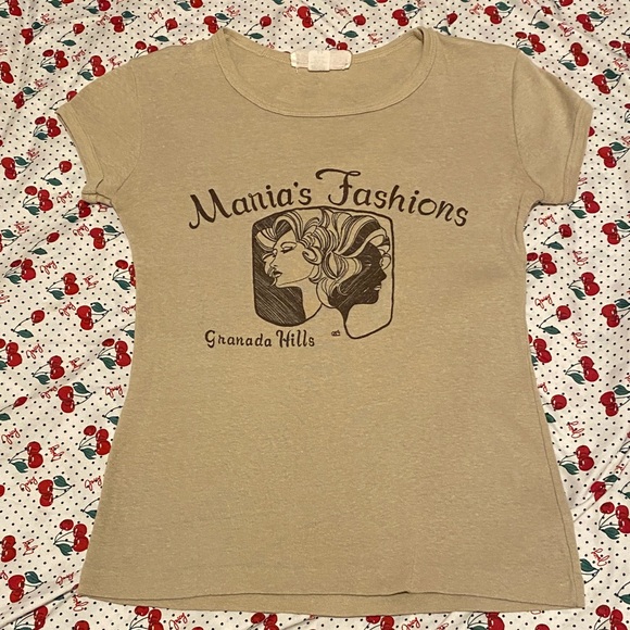 Brandy Melville Tops - Graphic Baby Tee